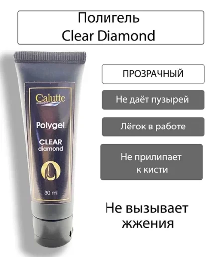 PolyGel Сlear Diamond - прозрачный полигель